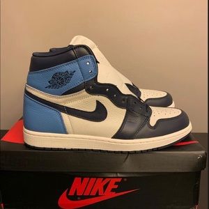 Jordan 1 Retro High Obsidian UA UNC